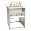 Vertical six-compartment noodle cooker with soup pool FY-6HX electric noodle cooker for commercial spicy hot pot skewers Application Scenario